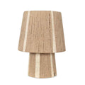 Lámpara sobremesa yute natural beige Ø25x33 cm E27 - OPLS0015