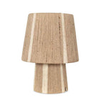 Lámpara sobremesa yute natural beige Ø25x33 cm E27 - OPLS0015