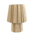 Lámpara sobremesa yute beige natural Ø25x33 cm E27 - OPLS0022