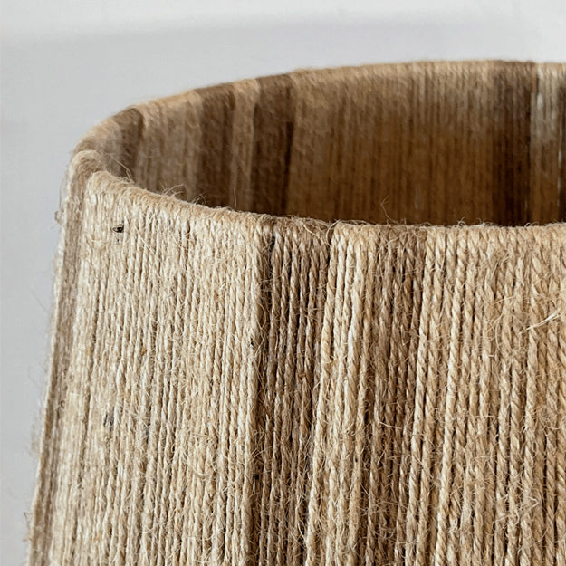 Lámpara sobremesa yute beige natural Ø25x33 cm E27 - OPLS0022