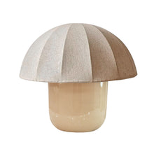 Cargar imagen en el visor de la galería, Lámpara de mesa metal beige pantalla textil Ø39x34 cm  E27 - OPLS0035
