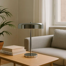 Cargar imagen en el visor de la galería, Lámpara de mesa  metal cromo Ø30x40 cm 2 luces E14 - OPLS0036
