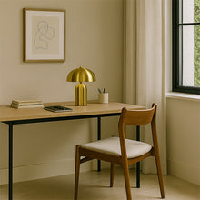 Cargar imagen en el visor de la galería, Lámpara de mesa metal oro Ø25x36 cm  - OPLS0038
