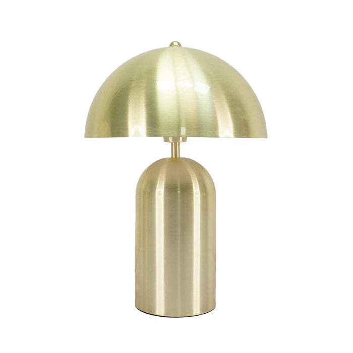 Lámpara de mesa metal oro Ø25x36 cm E14 - OPLS0038