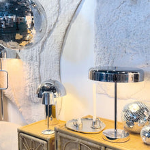 Cargar imagen en el visor de la galería, Lámpara de mesa  metal cromo Ø30x40 cm 2 luces E14 - OPLS0036
