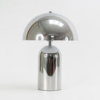 Lámpara de mesa Cromo  Ø25 H34cm  E14- OPLS0044