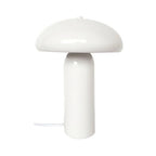 Lámpara de mesa blanco Ø22x30cm  E27- OPLS0048