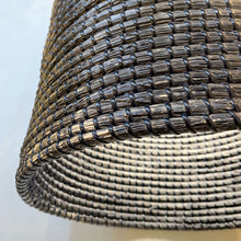 Cargar imagen en el visor de la galería, Lámpara colgante fibra vegetal azúl Ø 37 cm E27

