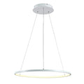 Lámpara colgante aluminio blanco aro Ø 60 cm LED 38W - OYLC0011