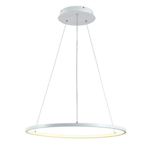 Lámpara colgante aluminio blanco aro Ø 60 cm LED 38W - OYLC0011