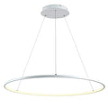 Lámpara colgante aluminio blanco aro Ø 120 cm LED 78W - OYLC0013