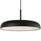 Lámpara colgante metal negro difusor policarbonato Ø60 cm LED 50W - OYLC0014