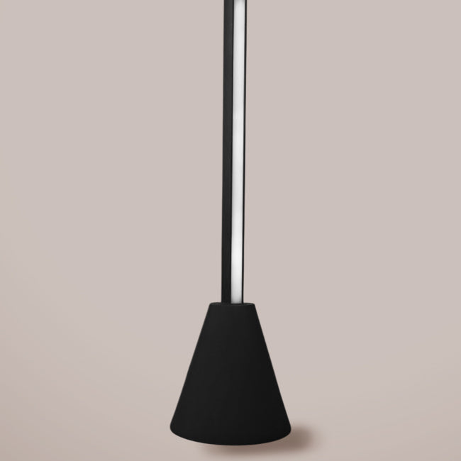 Lámpara de pie negro con sensor LED 24w 3000K - OYLP0001