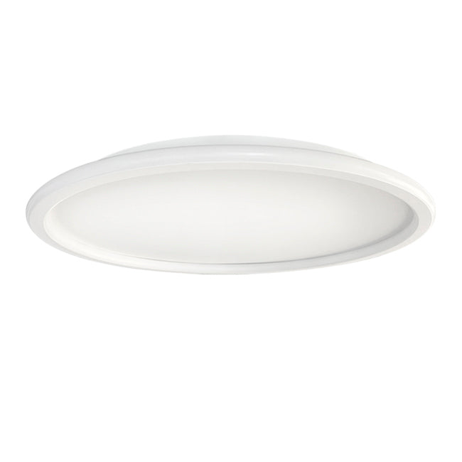 Plafón aluminio blanco difusor acrílico Ø 50 cm LED 45W - OYPL0014