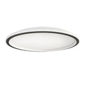 Plafón aluminio negro difusor acrílico Ø 50 cm LED 45W - OYPL0015