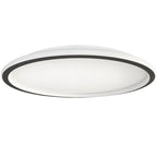 Plafón aluminio negro difusor acrílico Ø 80 cm LED 55W - OYPL0022