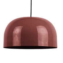 Cargar imagen en el visor de la galería, Lámpara colgante metal ocre rojo Ø40x23 cm E27 - PGLC0001
