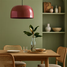 Cargar imagen en el visor de la galería, Lámpara colgante metal ocre rojo Ø40x23 cm E27 - PGLC0001
