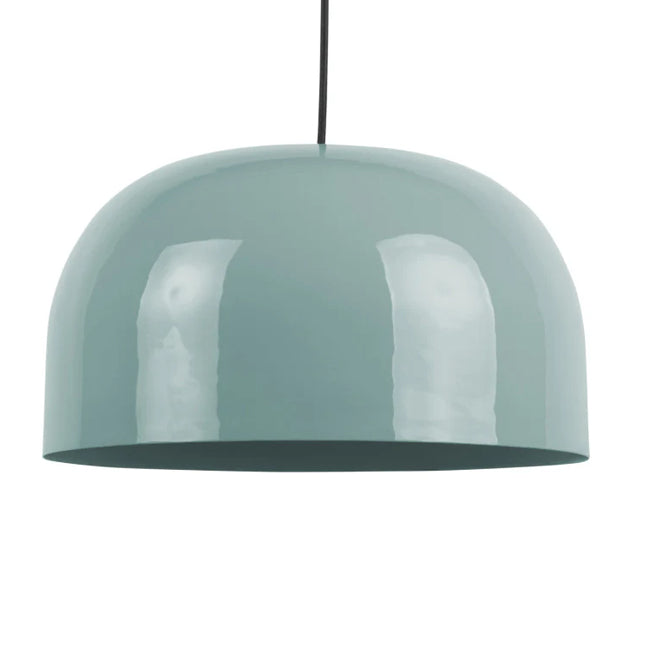 Lámpara colgante metal azúl brumoso Ø40x23 cm E27 - PGLC0004