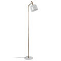 Lámpara de pie metal blanco Ø28x164 cm  E14 - PGLP0011