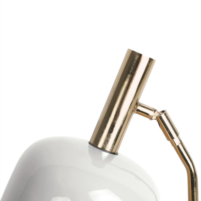 Lámpara de pie metal blanco Ø28x164 cm  E14 - PGLP0011