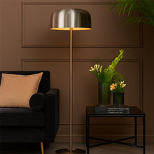 Cargar imagen en el visor de la galería, Lámpara de pie metal acero cepillado  Ø29X1,50 cm - PGLP0013
