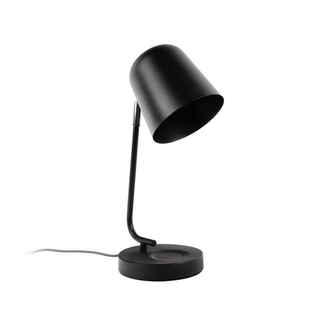 Lámpara sobremesa metal  negro Ø15x38,5 cm E27 - PGLS0031