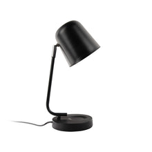 Cargar imagen en el visor de la galería, Lámpara sobremesa metal  negro Ø15x38,5 cm E27 - PGLS0031
