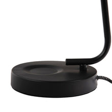 Cargar imagen en el visor de la galería, Lámpara sobremesa metal  negro Ø15x38,5 cm E27 - PGLS0031
