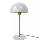 Lámpara sobremesa metal blanco Ø20x40 cm E14 - PGLS0034