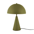 Lámpara sobremesa metal verde musgo Ø25x35 cm E14 - PGLS0037