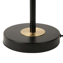 Cargar imagen en el visor de la galería, Lámpara sobremesa metal negro Ø30x40 cm 2 luces E14 - PGLS0039
