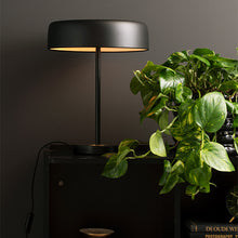 Cargar imagen en el visor de la galería, Lámpara sobremesa metal negro Ø30x40 cm 2 luces E14 - PGLS0039
