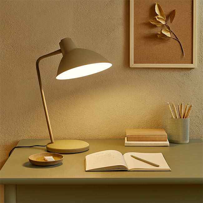 Lámpara sobremesa metal verde musgo 49 cm E14 - PGLS0040