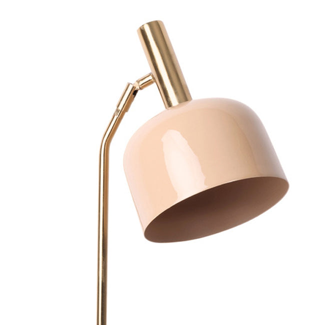 Lámpara sobremesa metal caramelo dorado Ø19.5x56 cm E14 - PGLS0046