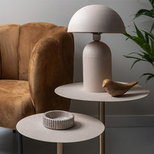 Cargar imagen en el visor de la galería, Lámpara sobremesa metal  gris cálido Ø31x43 cm E27 - PGLS0047
