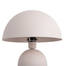 Cargar imagen en el visor de la galería, Lámpara sobremesa metal  gris cálido Ø31x43 cm E27 - PGLS0047
