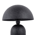 Lámpara sobremesa metal negro Ø31x43 cm E27 - PGLS0048