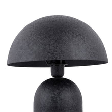 Cargar imagen en el visor de la galería, Lámpara sobremesa metal negro Ø31x43 cm E27 - PGLS0048
