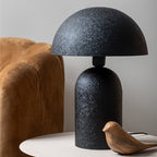 Lámpara sobremesa metal negro Ø31x43 cm E27 - PGLS0048