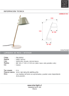 Lámpara sobremesa metal verde olivo dorado mármol blanco  Ø16x53 cm E14 - PGLS0052