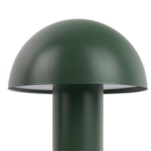 Cargar imagen en el visor de la galería, Lámpara sobremesa metal recargable verde oscuro 24,5 cm LED - PGLS0054

