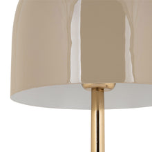 Cargar imagen en el visor de la galería, Lámpara sobremesa metal beige mármol blanco Ø20x50 cm E14 - PGLS0059

