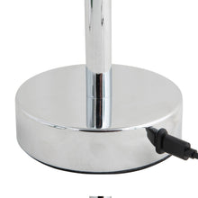 Cargar imagen en el visor de la galería, Lámpara sobremesa metal recargable cromo Ø12,5x24,5cm LED - PGLS0062
