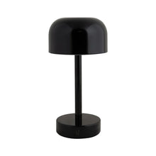 Cargar imagen en el visor de la galería, Lámpara sobremesa metal  recargable negro 24,5 cm LED- PGLS0063

