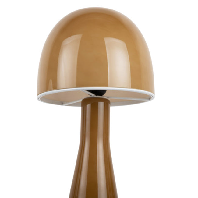 Lámpara sobremesa vidrio ocre Ø20x45 cm E27 - PGLS0065