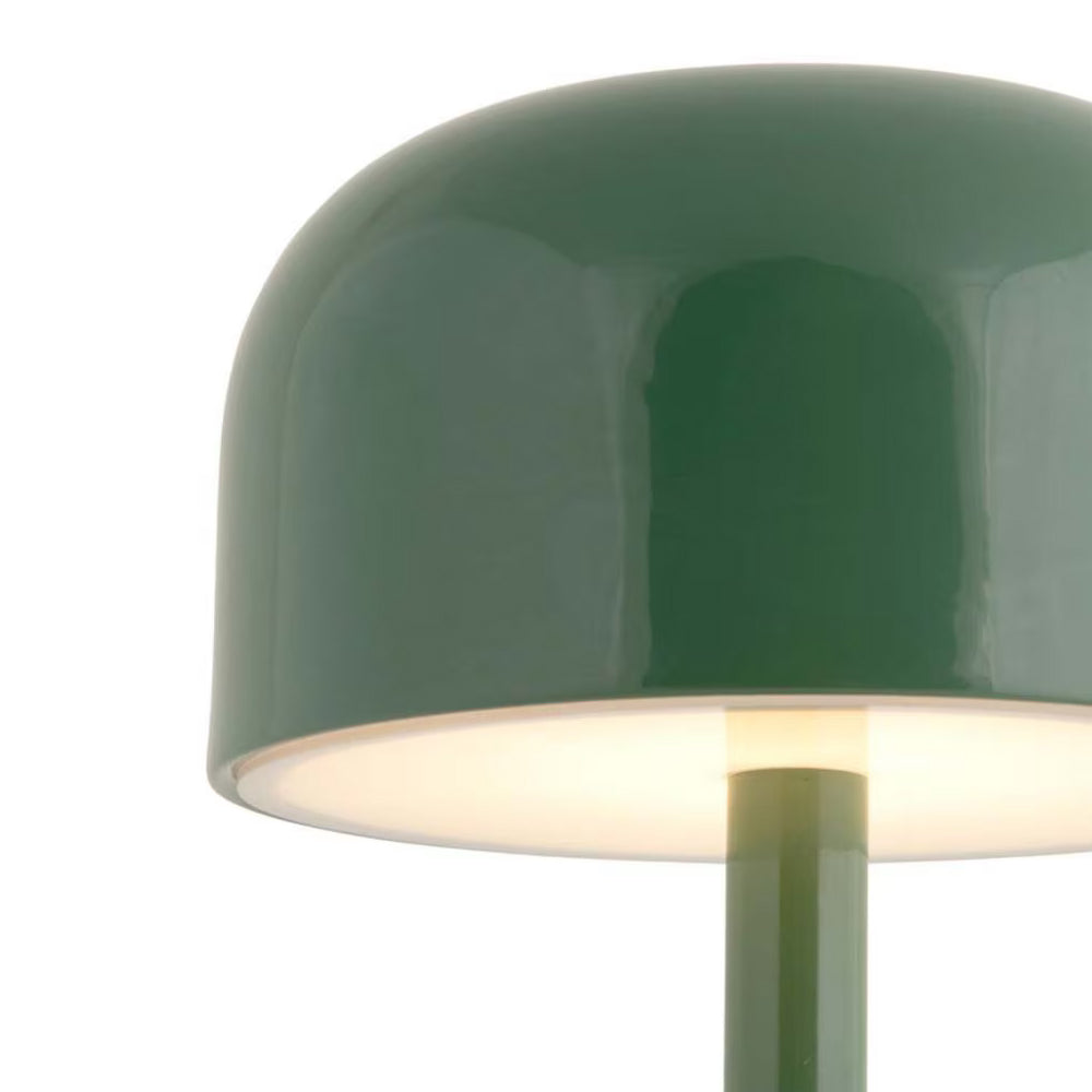 Lámpara sobremesa metal recargable verde 24,5 cm LED- PGLS0077