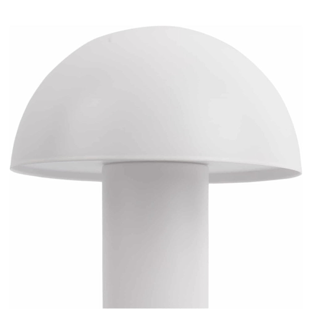 Lámpara de mesa metal blanco recargable 24,5 cm LED - PGLS0079