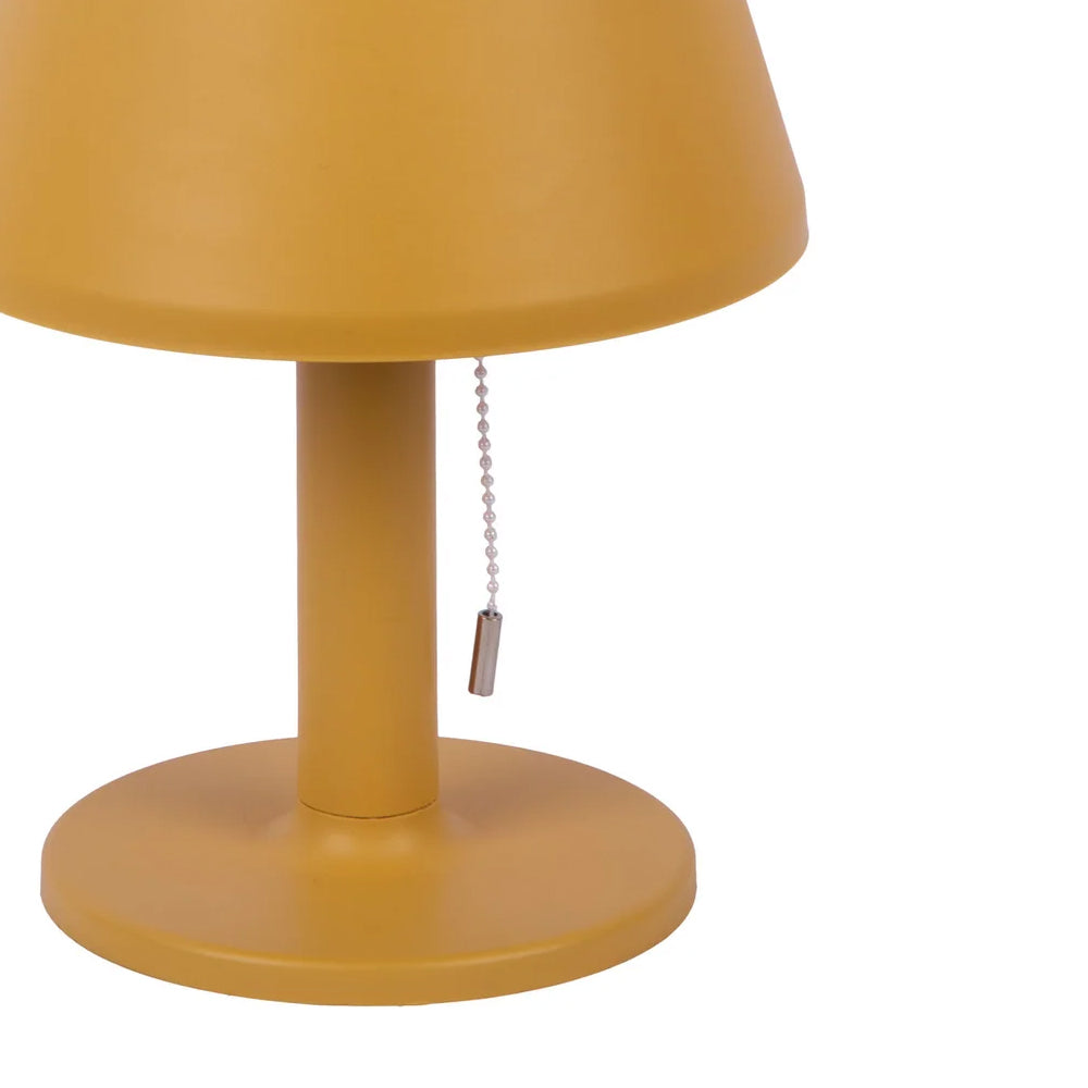 Lámpara de mesa polipropileno ocre interior/exterior Ø20xH26 cm LED - PGLS0083