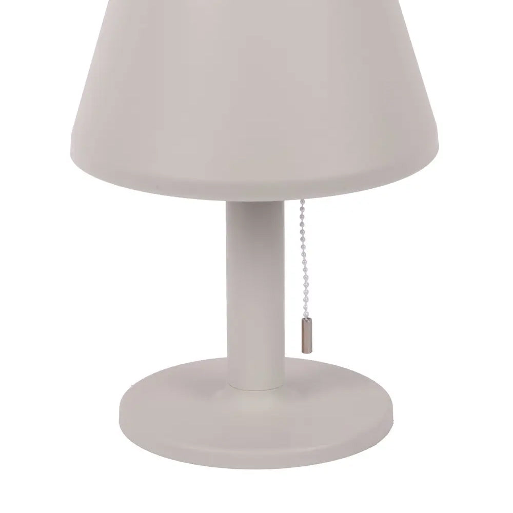 Lámpara de mesa polipropileno taupe interior/exterior Ø20xH26 cm LED - PGLS0084